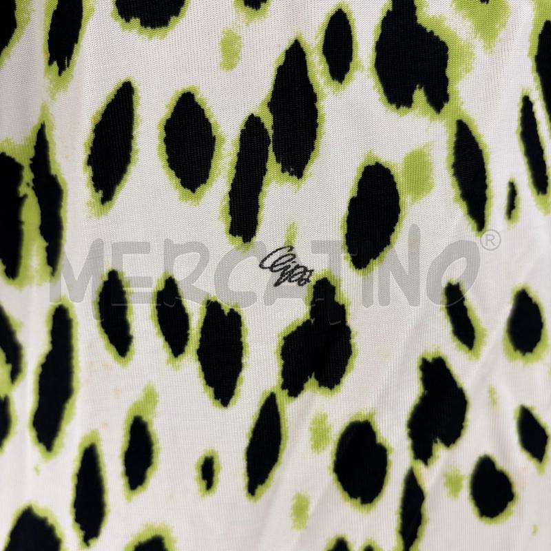 BLUSA D CLIPS BIANCA VERDE MACULATA PIETRE | Mercatino dell'Usato Roma torrevecchia 4