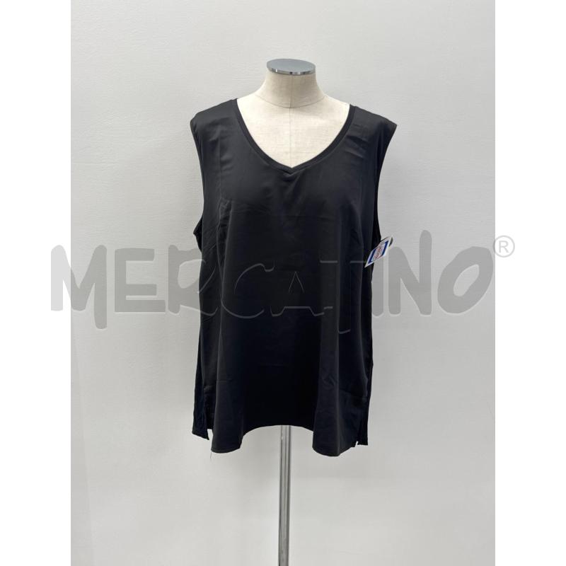 BLUSA D FIORELLA RUBINO NERA LUCIDA  | Mercatino dell'Usato Roma torrevecchia 1