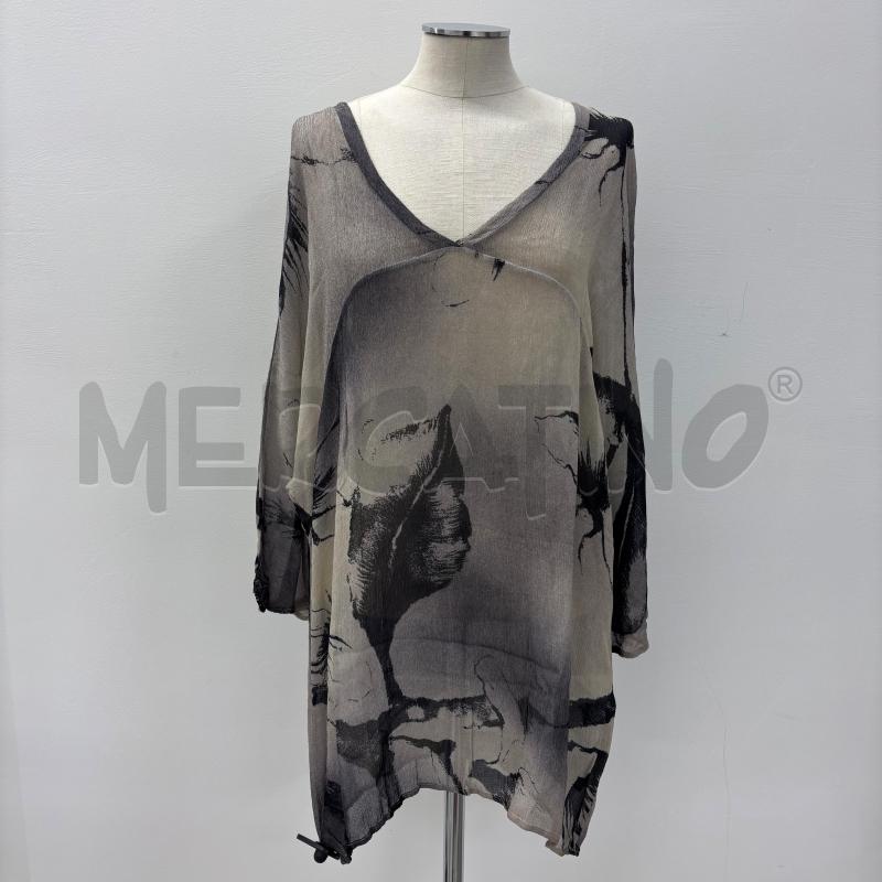 BLUSA D TRANSIT PAR SUCH GRIGIA FANTASIA NERA VARIO | Mercatino dell'Usato Roma torrevecchia 2