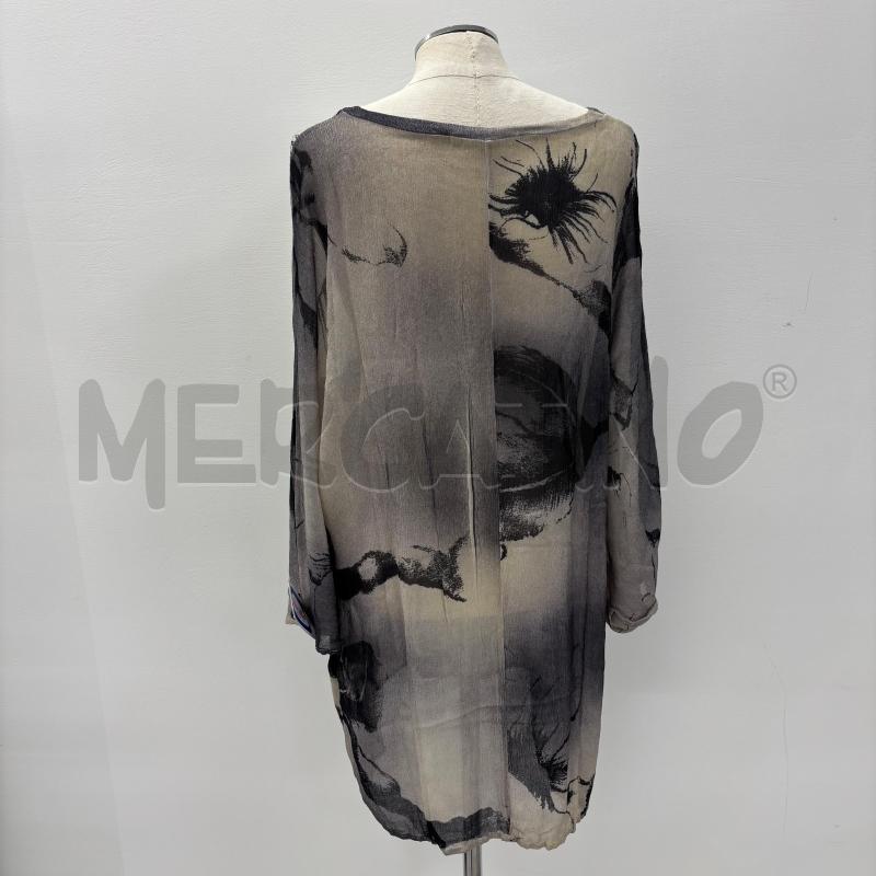 BLUSA D TRANSIT PAR SUCH GRIGIA FANTASIA NERA VARIO | Mercatino dell'Usato Roma torrevecchia 4