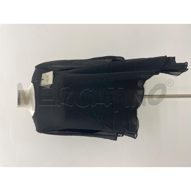 BLUSA LIUJO NERA TARGHETTA DORATA | Mercatino dell'Usato Roma torrevecchia 1