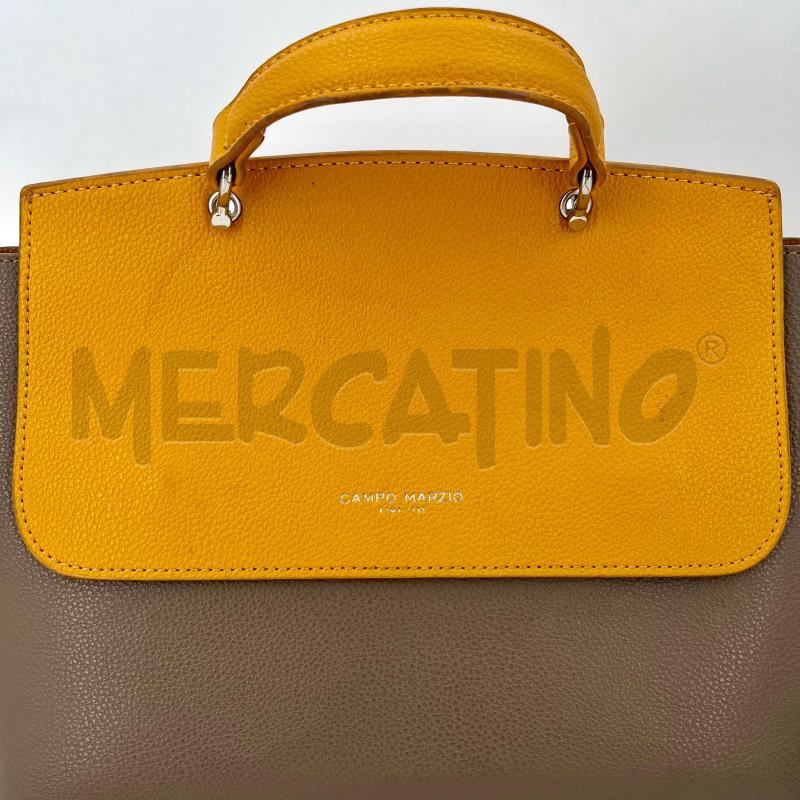 BORSA DONNA CAMPOMARZIO GRIGIA GIALLA | Mercatino dell'Usato Roma torrevecchia 2