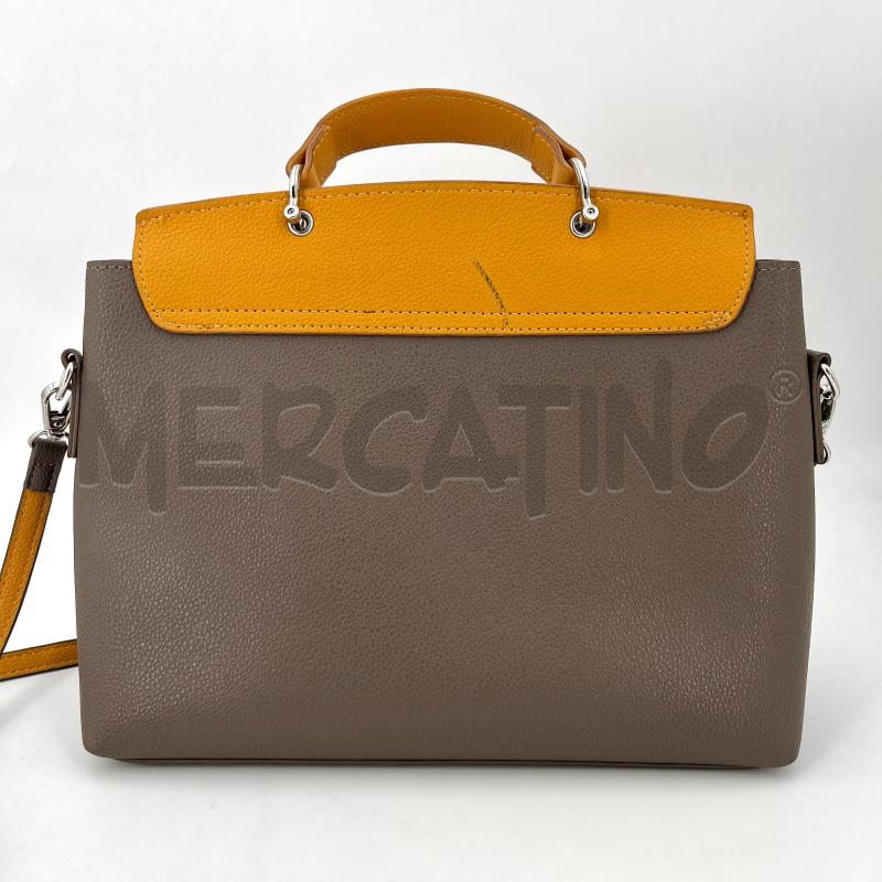 BORSA DONNA CAMPOMARZIO GRIGIA GIALLA | Mercatino dell'Usato Roma torrevecchia 3