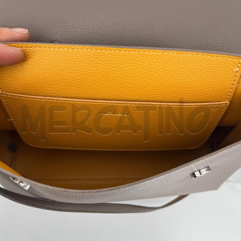 BORSA DONNA CAMPOMARZIO GRIGIA GIALLA | Mercatino dell'Usato Roma torrevecchia 4