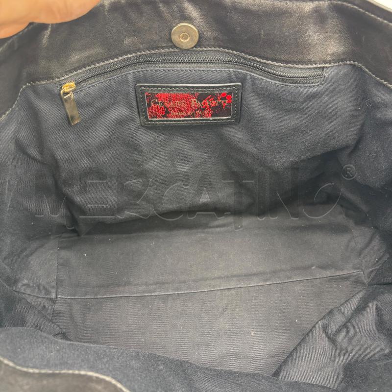 BORSA DONNA CESARE PACIOTTI MARRONE MONOGRAM BIANCO  | Mercatino dell'Usato Roma torrevecchia 5