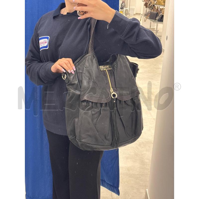 BORSA DONNA JIMMY CHOO X H&M NERA PELLE | Mercatino dell'Usato Roma torrevecchia 5