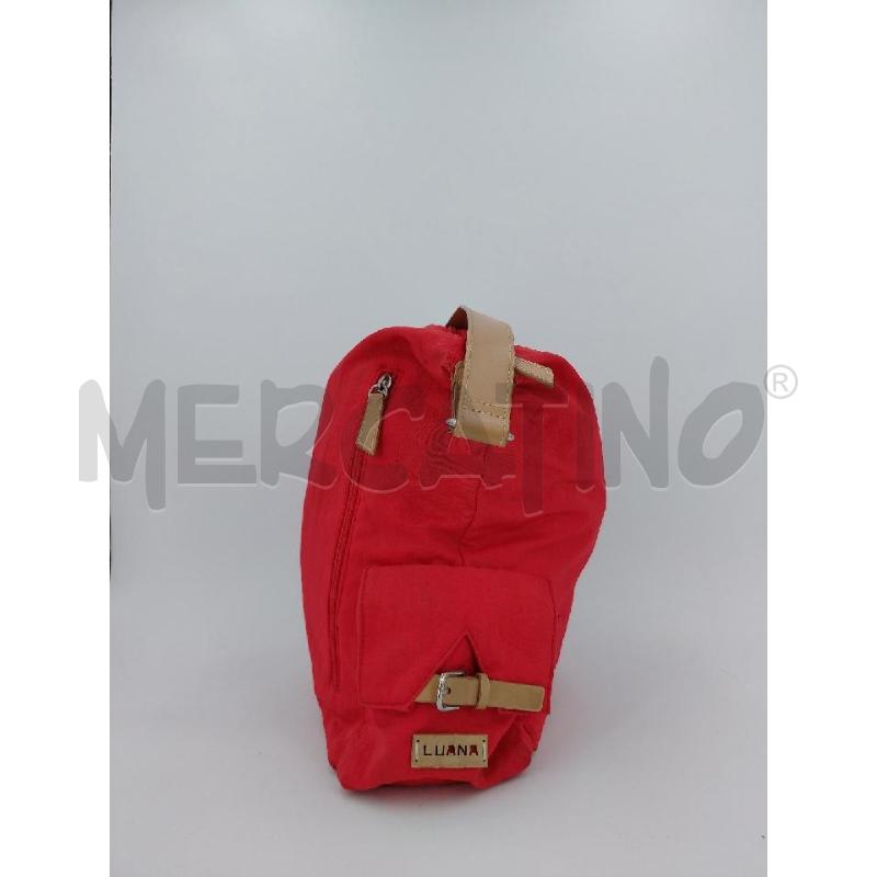 BORSA DONNA LUANA ROSSA NYLON  | Mercatino dell'Usato Roma torrevecchia 2