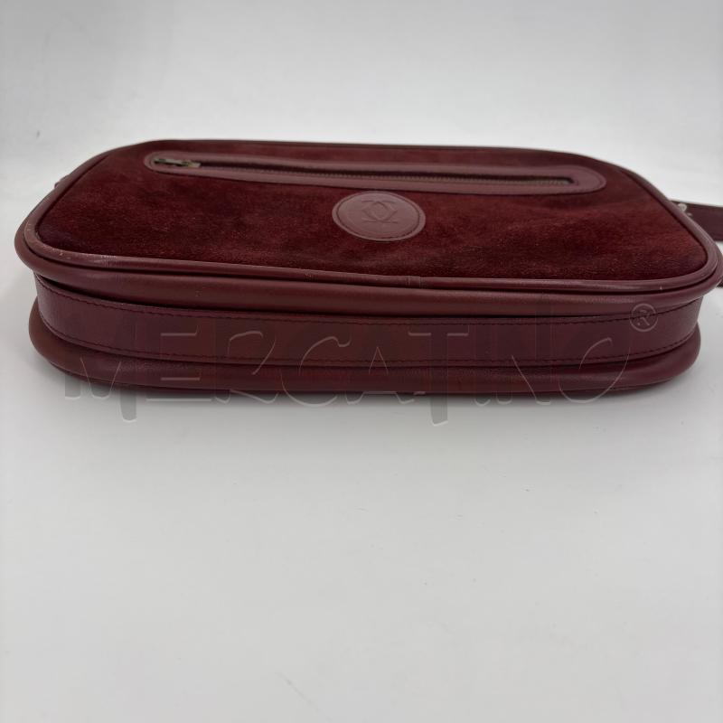 BORSA D CARTIER SCAMO BORDEAUX   | Mercatino dell'Usato Roma torrevecchia 5