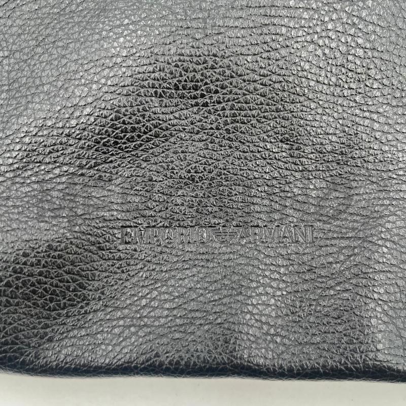 BORSA D EMPORIO ARMANI PELLE NERA GRANDE | Mercatino dell'Usato Roma torrevecchia 3
