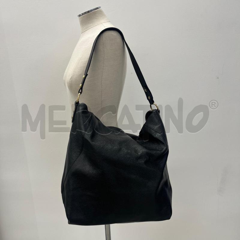 BORSA D EMPORIO ARMANI PELLE NERA GRANDE | Mercatino dell'Usato Roma torrevecchia 5