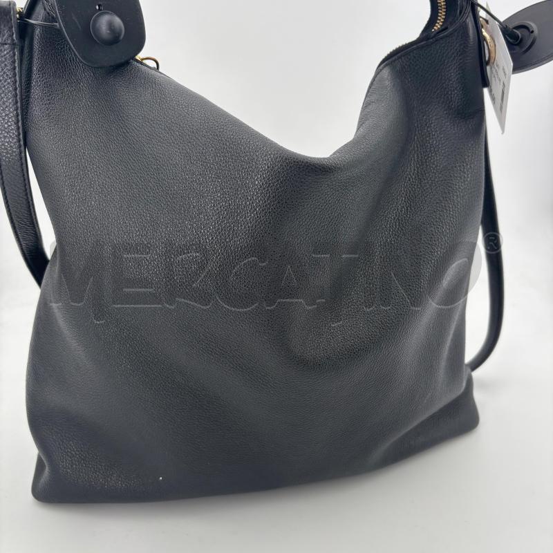 BORSA D FURLA NERA PELLE GRANDE A SPALLA | Mercatino dell'Usato Roma torrevecchia 2