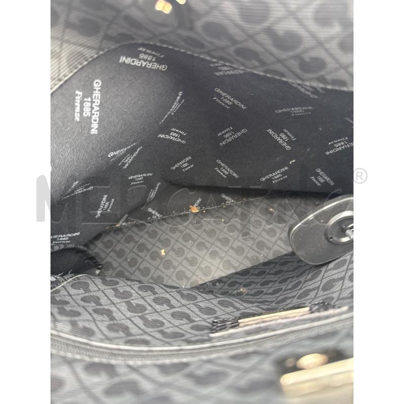 BORSA D GHERARDINI GRIGIA MONOGRAM MANICI EFFETTO COCCO | Mercatino dell'Usato Roma torrevecchia 4