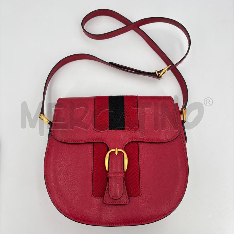 BORSA D GUCCI ROSSA CROSSBODY 0011091437 | Mercatino dell'Usato Roma torrevecchia 1