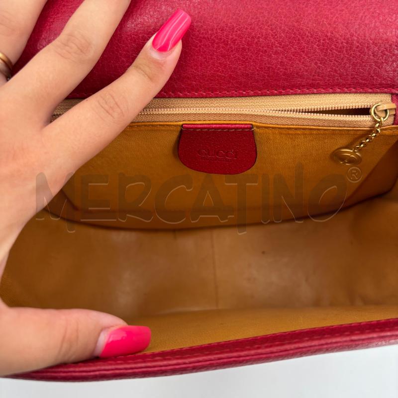 BORSA D GUCCI ROSSA CROSSBODY 0011091437 | Mercatino dell'Usato Roma torrevecchia 3