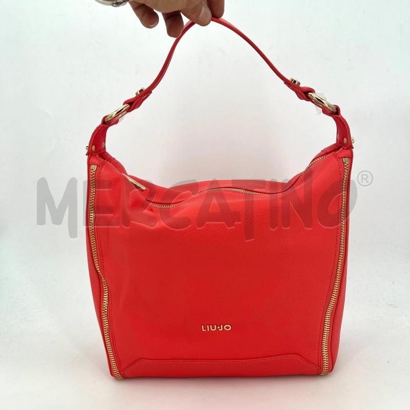 BORSA D LIUJO ARANCIONE ZIP DORATE | Mercatino dell'Usato Roma torrevecchia 1