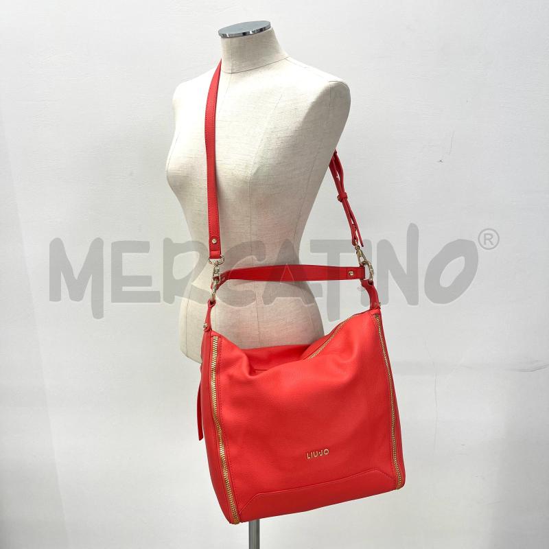 BORSA D LIUJO ARANCIONE ZIP DORATE | Mercatino dell'Usato Roma torrevecchia 4