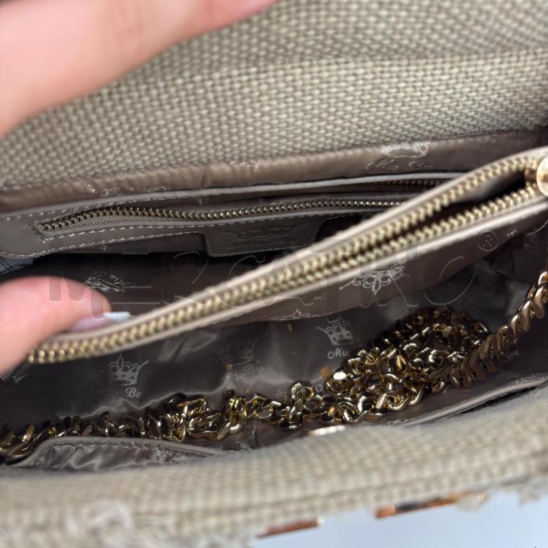 BORSA D MIA BAG BEIGE TESSUTO TRAPUNTATA | Mercatino dell'Usato Roma torrevecchia 4