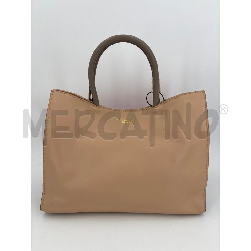 BORSA D SHANGHAI TANG BEIGE GRIGIA | Mercatino dell'Usato Roma torrevecchia 1