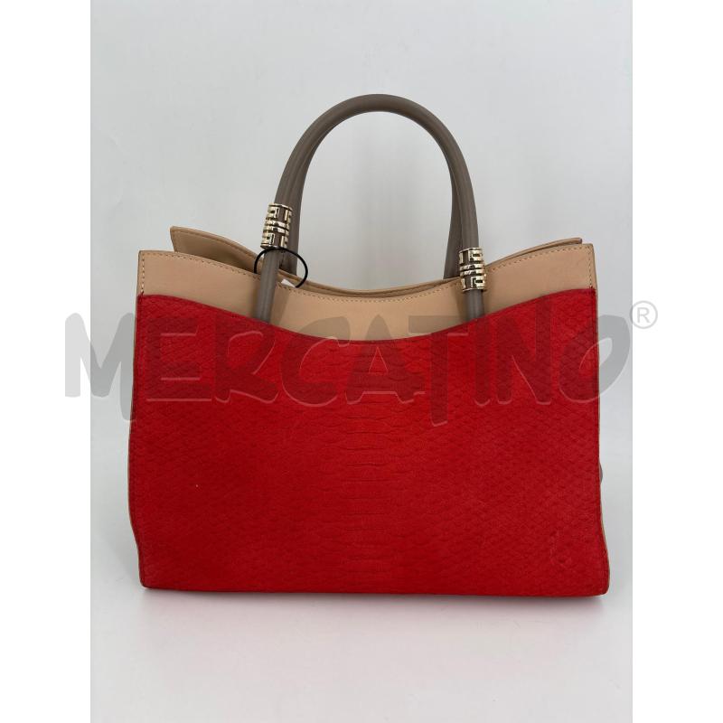 BORSA D SHANGHAI TANG BEIGE GRIGIA | Mercatino dell'Usato Roma torrevecchia 2