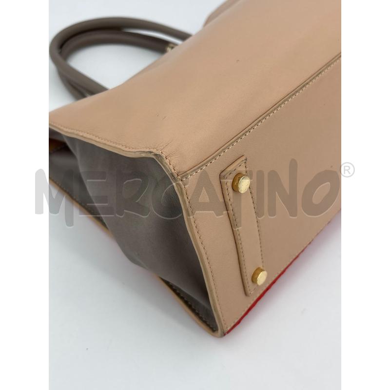 BORSA D SHANGHAI TANG BEIGE GRIGIA | Mercatino dell'Usato Roma torrevecchia 3