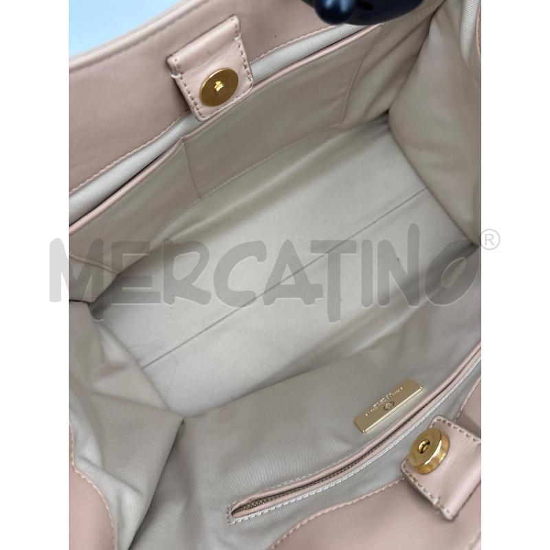 BORSA D SHANGHAI TANG BEIGE GRIGIA | Mercatino dell'Usato Roma torrevecchia 4