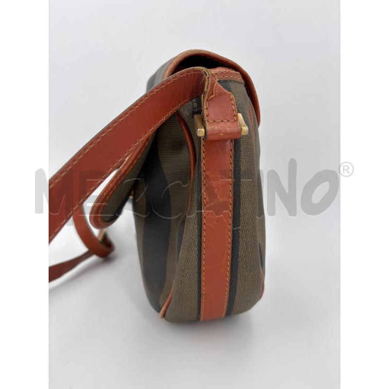 BORSA FENDI VINTAGE BANDE NERE E MARRONI  | Mercatino dell'Usato Roma torrevecchia 2