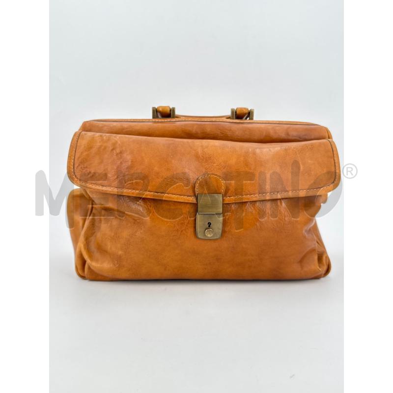 BORSA KRISTIAN MARRONE PELLE  | Mercatino dell'Usato Roma torrevecchia 1