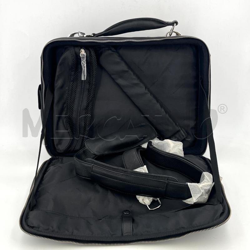 BORSA PIQUADRO PELLE NERA ZIP | Mercatino dell'Usato Roma torrevecchia 3