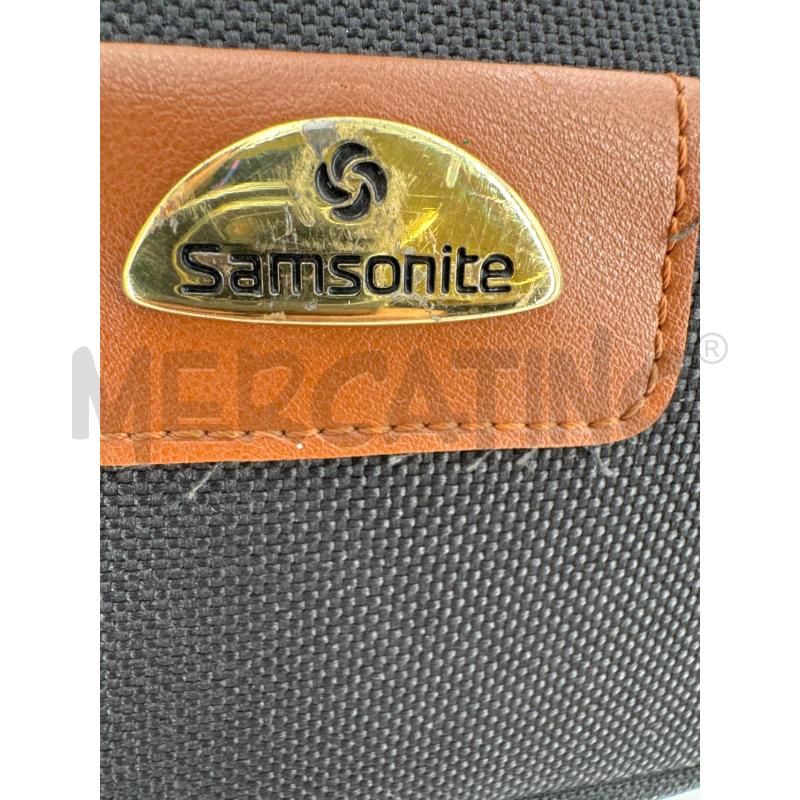 BORSA U SAMSONITE NERA MARRONE | Mercatino dell'Usato Roma torrevecchia 4