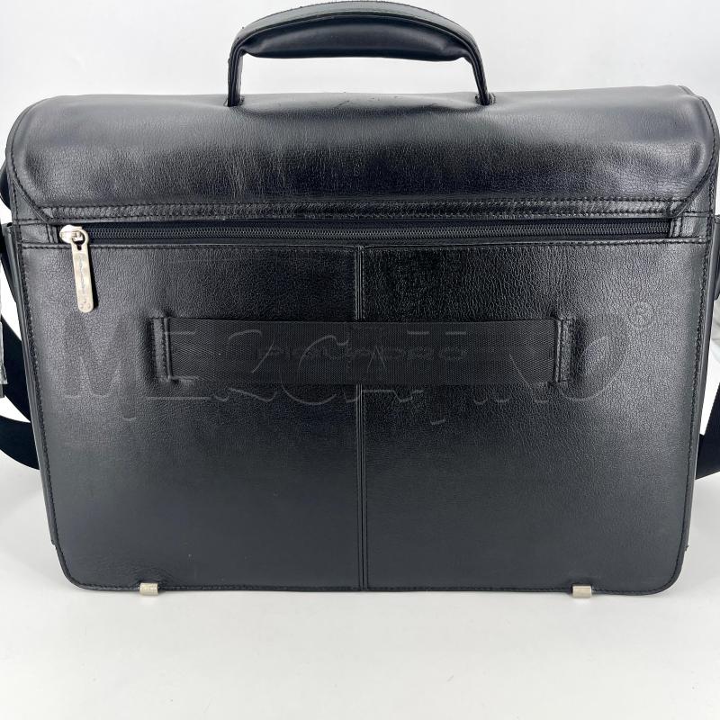 BORSA U VENTIQUATTRORE PIQUADRO NERA GRANDE | Mercatino dell'Usato Roma torrevecchia 5