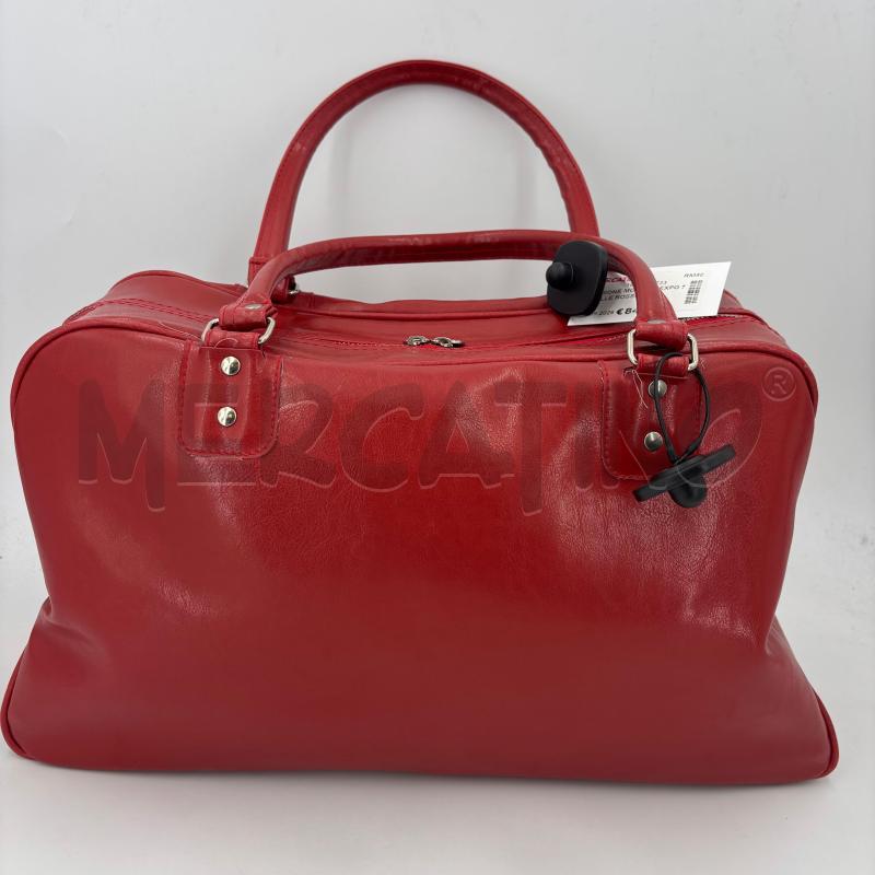 BORSONE MOSCOW EXPO 70 PELLE ROSSO | Mercatino dell'Usato Roma torrevecchia 2