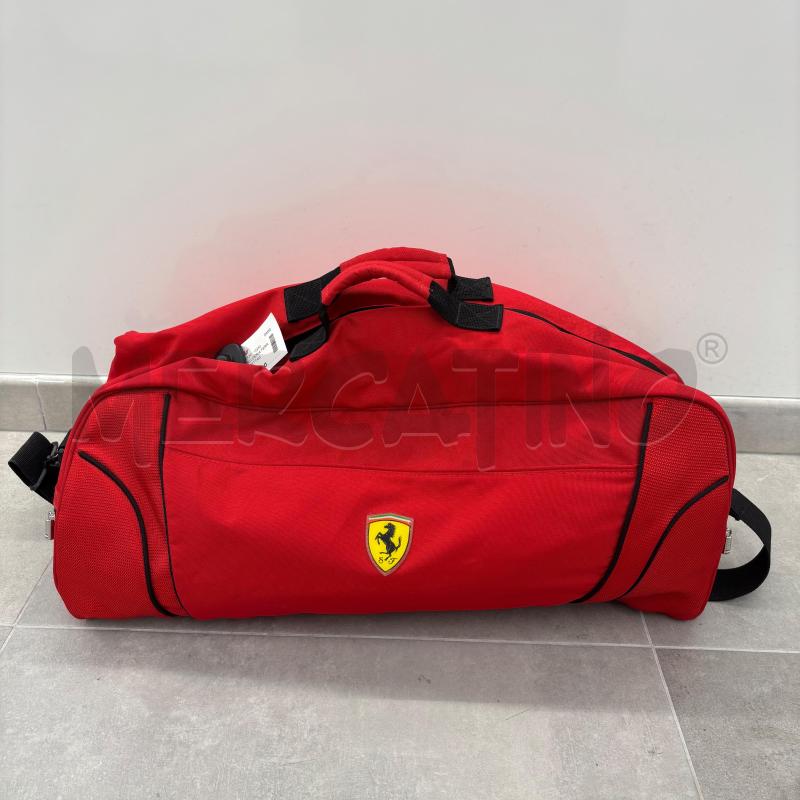 BORSONE SCUDERIA FERRARI ROSSO DETTAGLI NERI | Mercatino dell'Usato Roma torrevecchia 1