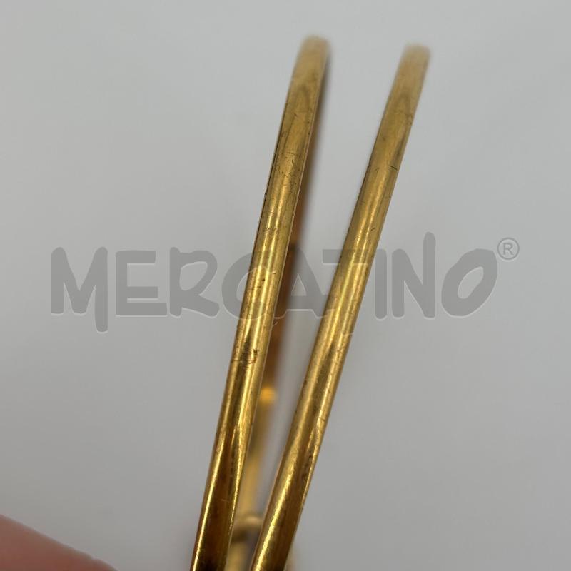 BRACCIALE CREART DORATO RIGIDO DOPPIO  | Mercatino dell'Usato Roma torrevecchia 4