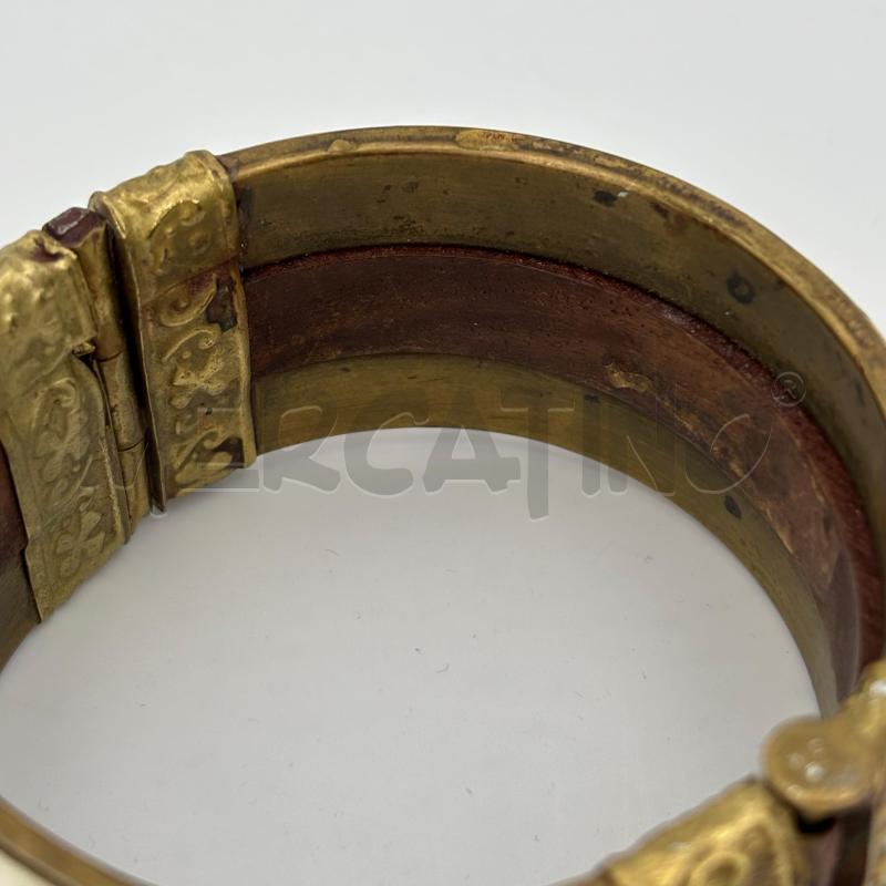 BRACCIALE ETNICO OTTONE BIANCO  | Mercatino dell'Usato Roma torrevecchia 3