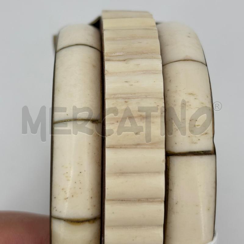 BRACCIALE ETNICO OTTONE BIANCO  | Mercatino dell'Usato Roma torrevecchia 4