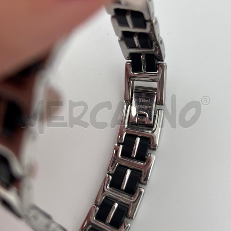 BRACCIALE ROSSO AMANTE ACCIAIO CAUCCIU | Mercatino dell'Usato Roma torrevecchia 4