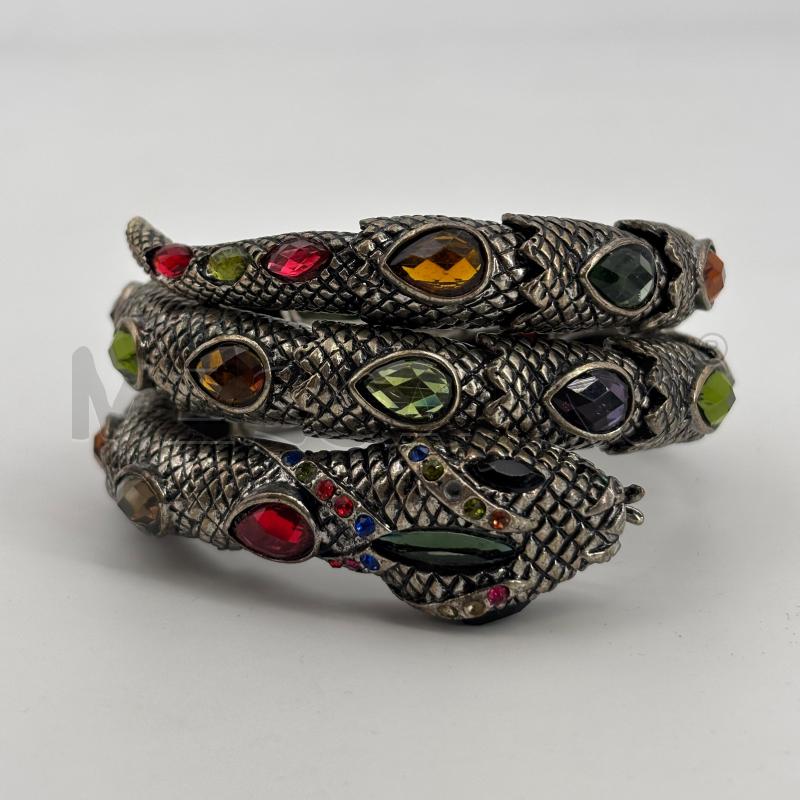 BRACCIALE SERPENTE PIETRE COLORATE | Mercatino dell'Usato Roma torrevecchia 1