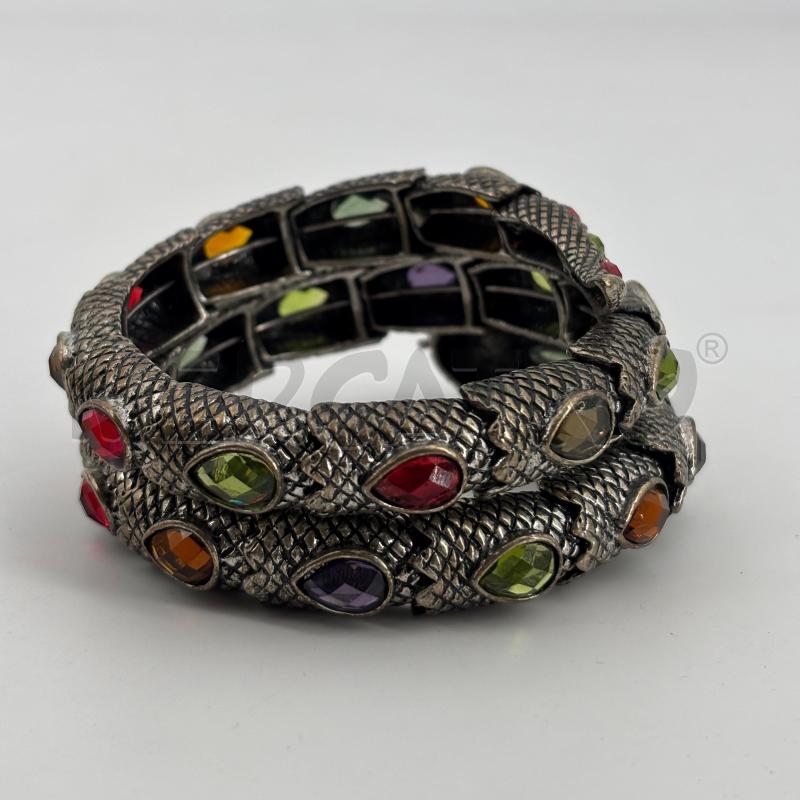 BRACCIALE SERPENTE PIETRE COLORATE | Mercatino dell'Usato Roma torrevecchia 2