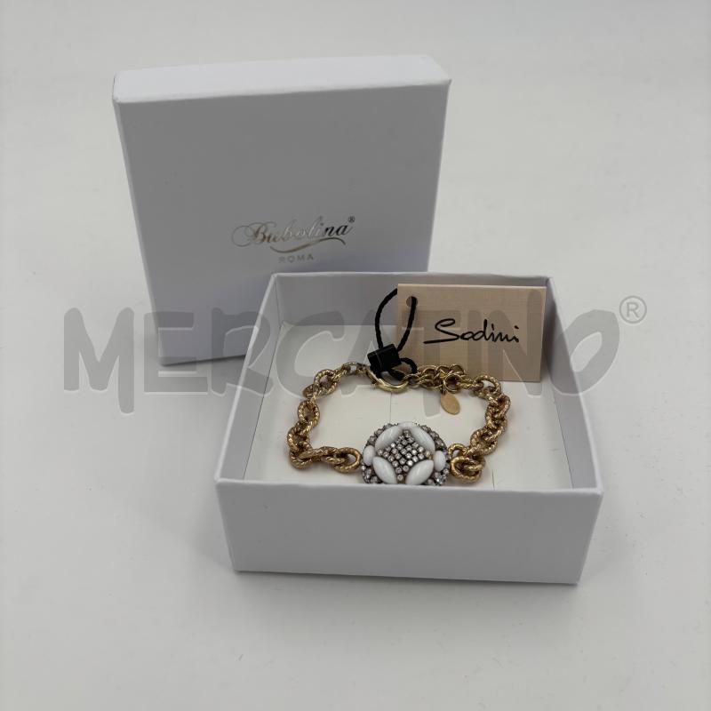 BRACCIALE SODINI DORATO CERCHIO CENTRAKE STRASS | Mercatino dell'Usato Roma torrevecchia 1