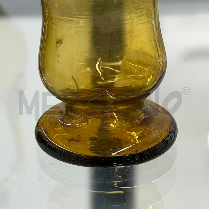 BROCCHETTA VETRO MURANO GIALLO+8 BICCHIERINI | Mercatino dell'Usato Roma torrevecchia 4