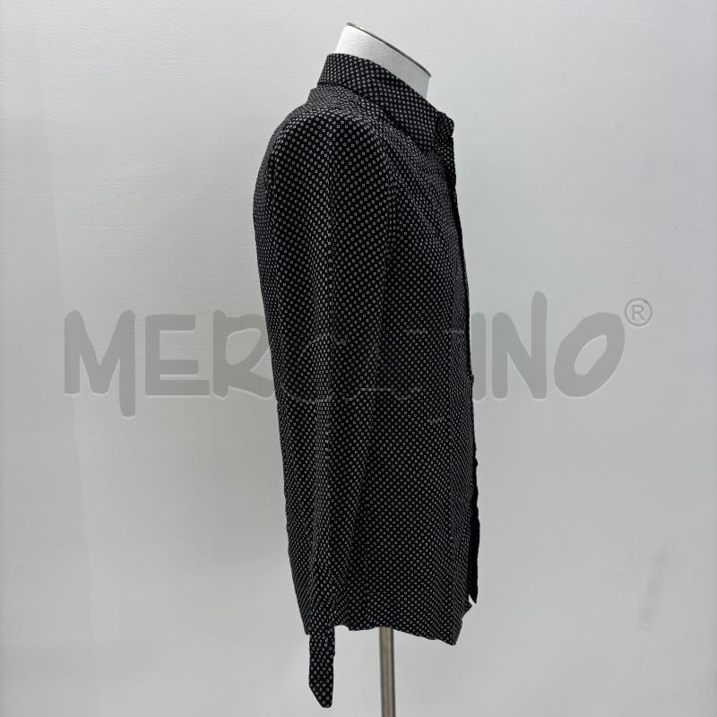 CAMICIA CELINE NERA QUADRETTI BIANCHI | Mercatino dell'Usato Roma torrevecchia 2