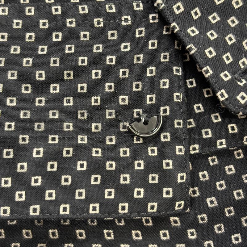 CAMICIA CELINE NERA QUADRETTI BIANCHI | Mercatino dell'Usato Roma torrevecchia 4