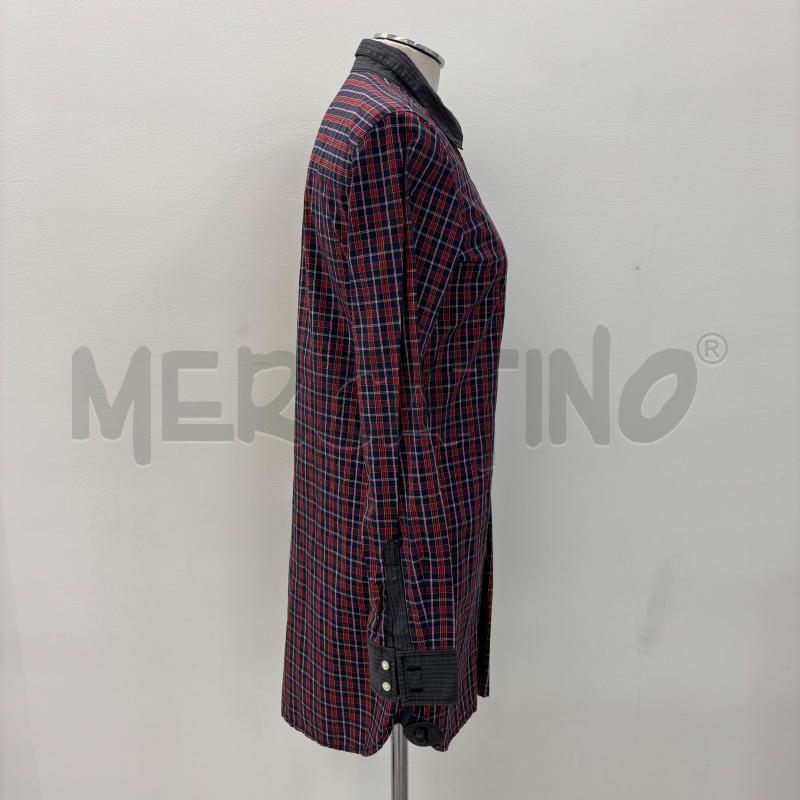 CAMICIA D CARHARTT CHECK BLU ROSSO LUNGA | Mercatino dell'Usato Roma torrevecchia 2