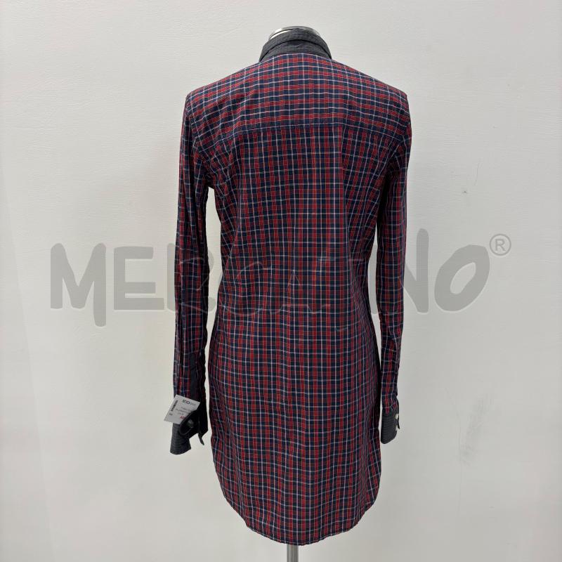 CAMICIA D CARHARTT CHECK BLU ROSSO LUNGA | Mercatino dell'Usato Roma torrevecchia 3