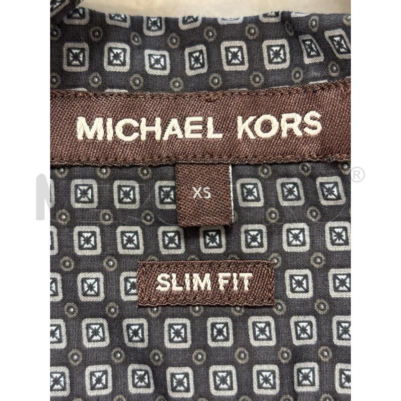 CAMICIA D MICHAEL KORS BLU QUADRETTI CELESTI | Mercatino dell'Usato Roma torrevecchia 5