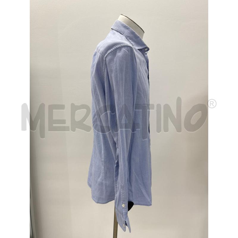 CAMICIA EMPORIO ARMANI CELESTE BIANCA | Mercatino dell'Usato Roma torrevecchia 2
