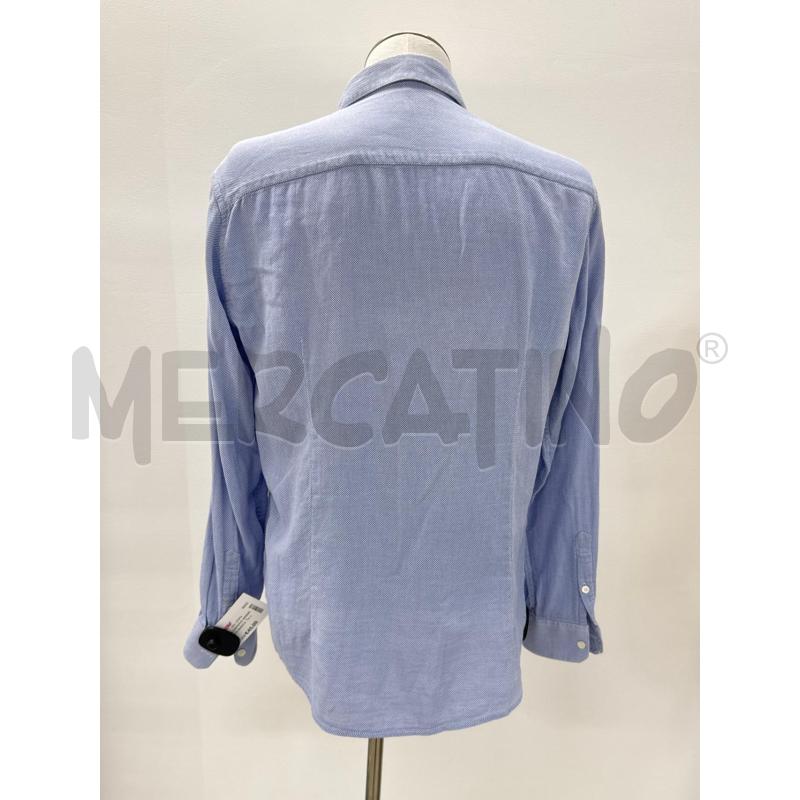 CAMICIA EMPORIO ARMANI CELESTE BIANCA | Mercatino dell'Usato Roma torrevecchia 3