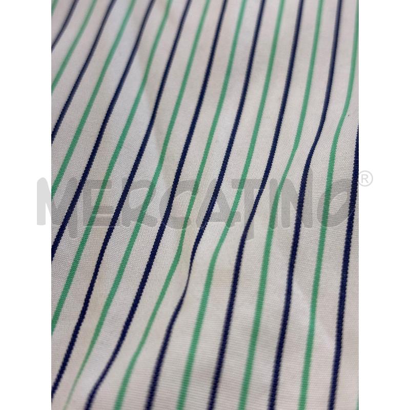 CAMICIA RALPH LAUREN BIANCA RIGHE VERDI BLU  | Mercatino dell'Usato Roma torrevecchia 4