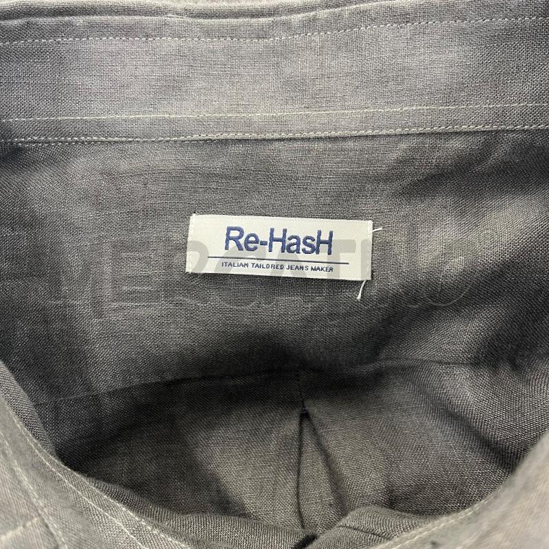 CAMICIA RE HASH LINO GRIGIA | Mercatino dell'Usato Roma torrevecchia 4