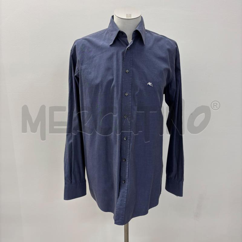 CAMICIA U ETRO BLU | Mercatino dell'Usato Roma torrevecchia 1